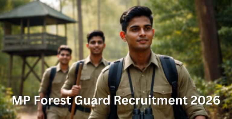 MP Forest Guard Recruitment 2026: मध्यप्रदेश में 728 फॉरेस्ट गार्ड पदों पर भर्ती शुरू, 12वीं पास युवाओं के लिए सरकारी नौकरी का बड़ा मौका