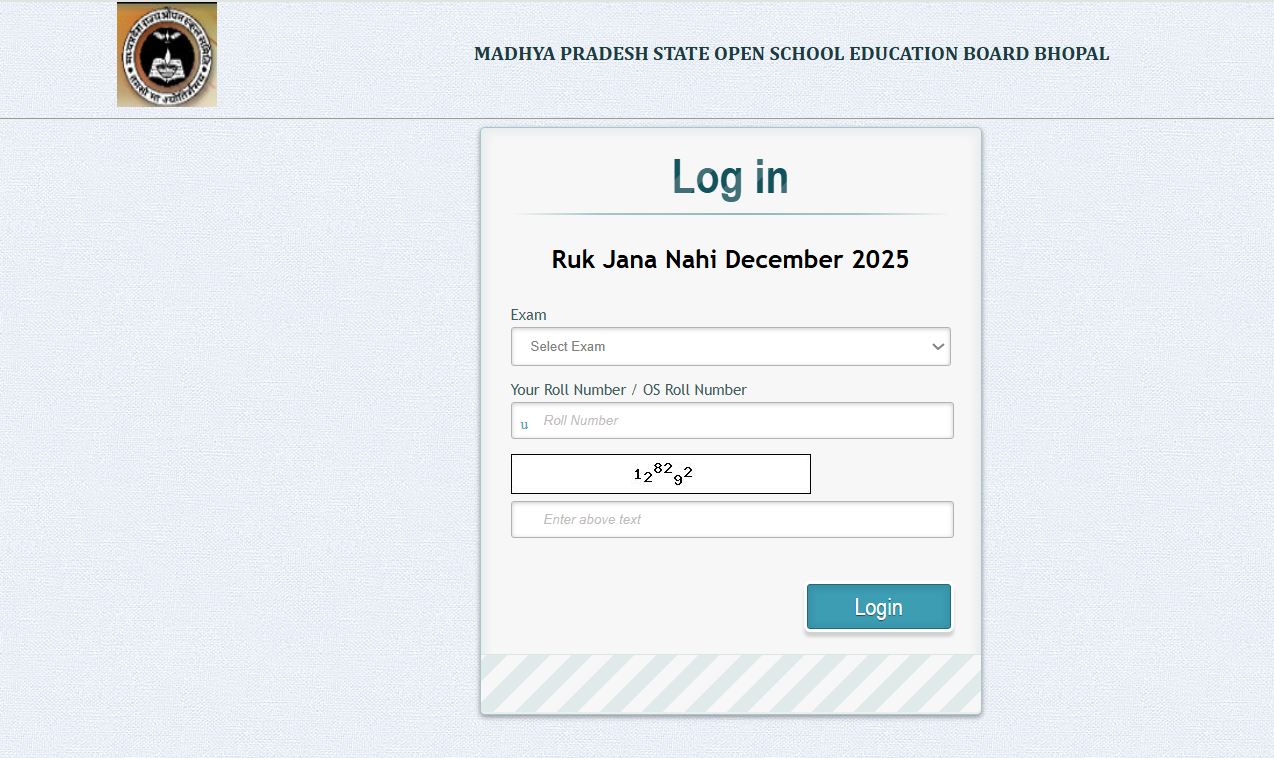MPSOS Ruk Jana Nahi Result 2026
