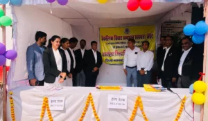 नेशनल लोक अदालत के प्रचार-प्रसार हेतु जिला न्यायालय में वैकल्पिक विवाद समाधान सहायता प्वाइंट का शुभारंभ