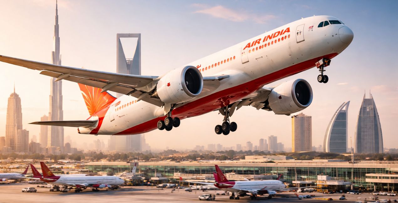 एयर इंडिया ने बढ़ाई वेस्ट एशिया उड़ानें, 22 फ्लाइट्स से यात्रियों को बड़ी राहत