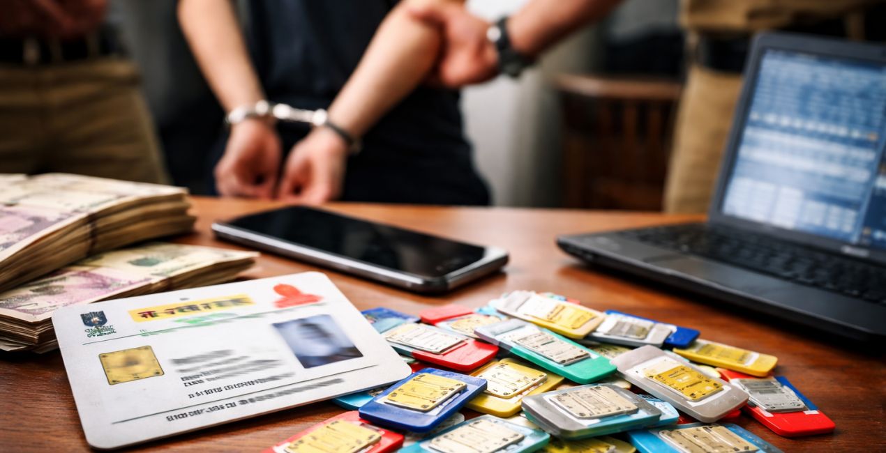 इंदौर SIM कार्ड घोटाला : 84 सिम एक्टिवेट कर बोनस ठगी, आरोपी गिरफ्तार