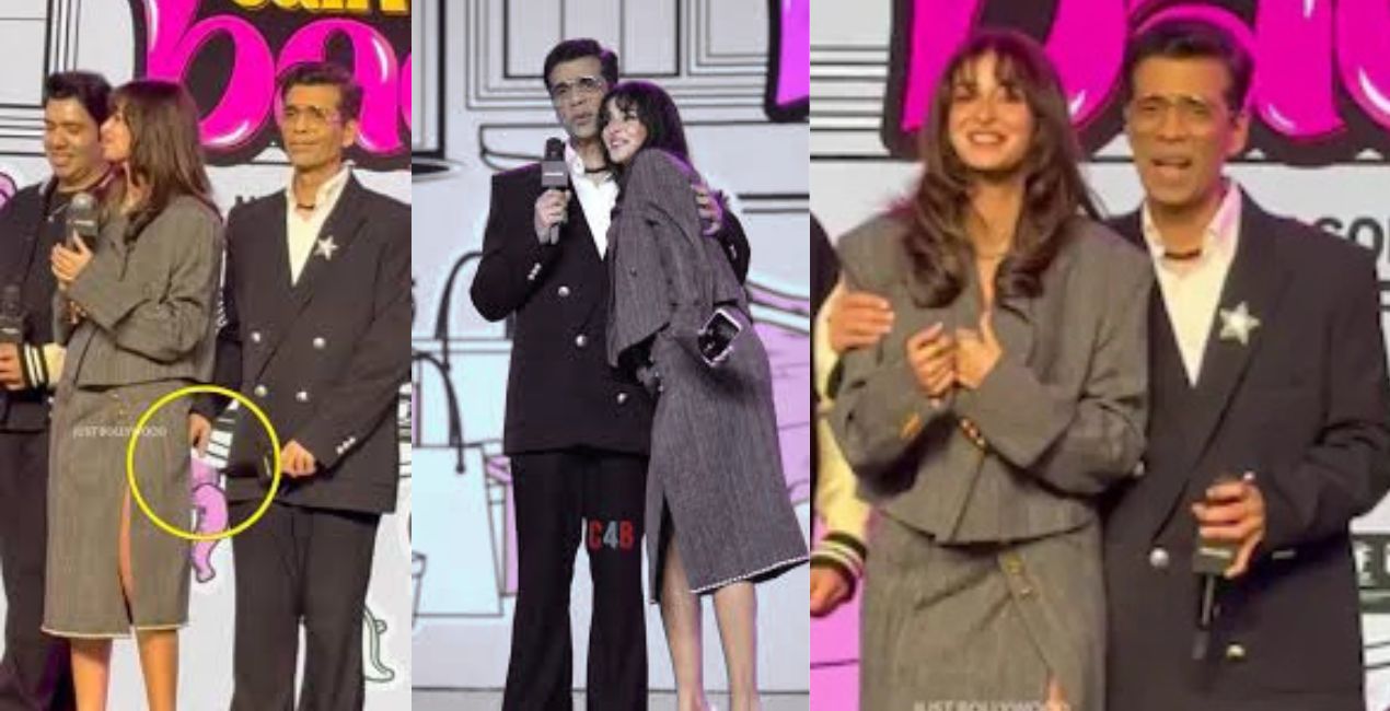 Karan Johar-Ananya Panday Viral Video Controversy