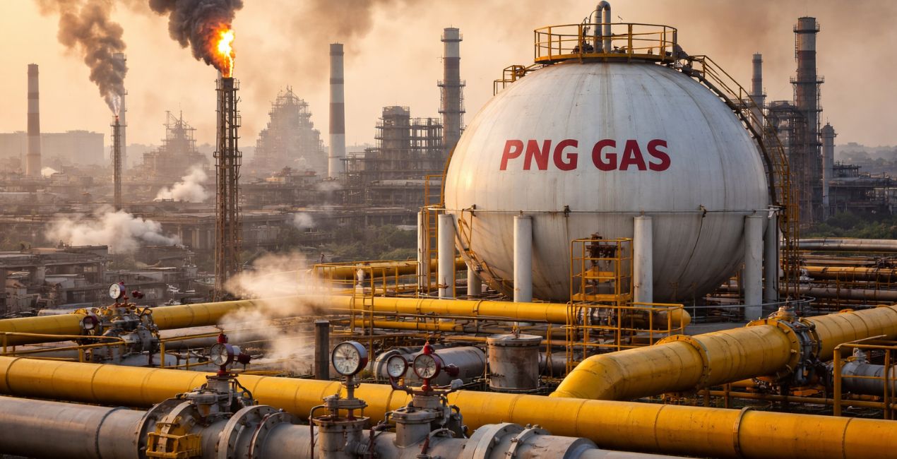इंदौर-पिथमपुर में PNG गैस सप्लाई 55% तक घटी, उद्योगों पर संकट गहराया