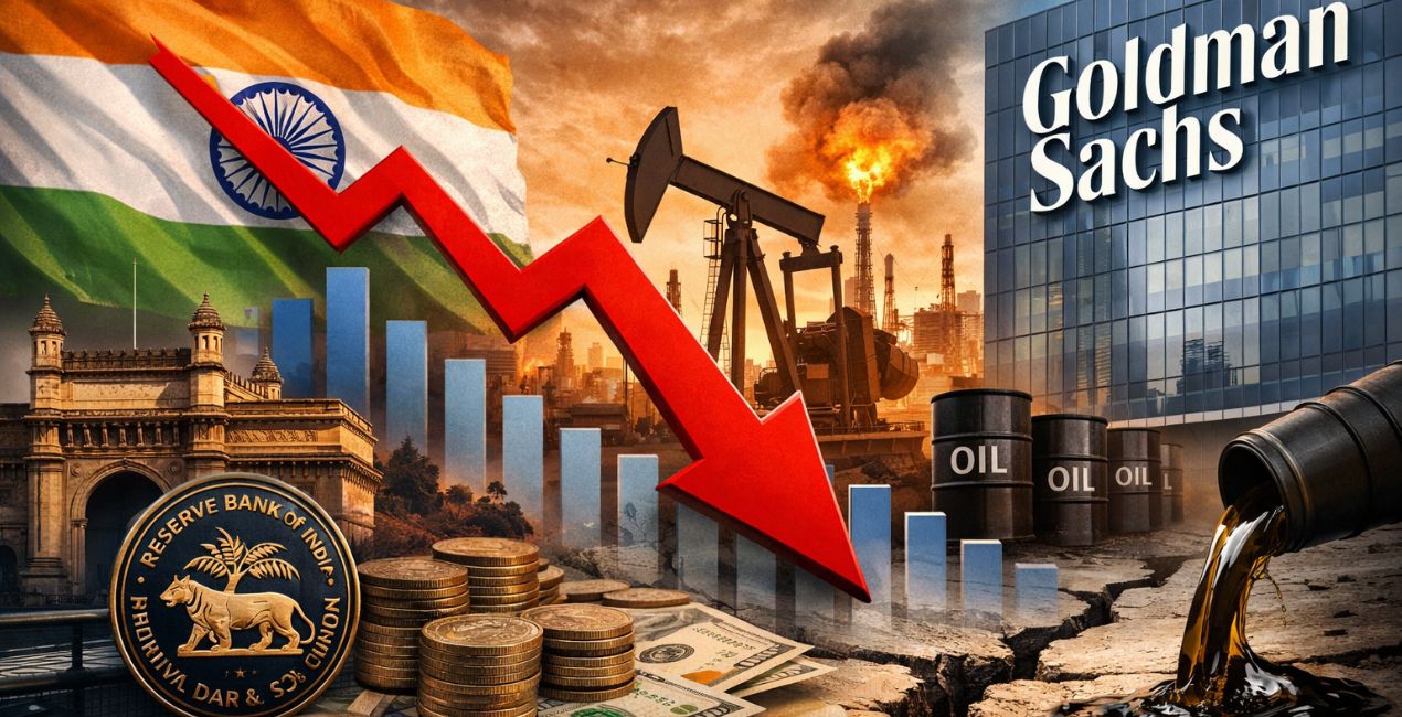 भारत की GDP ग्रोथ पर झटका : Goldman Sachs ने 2026 का अनुमान घटाकर 5.9% किया