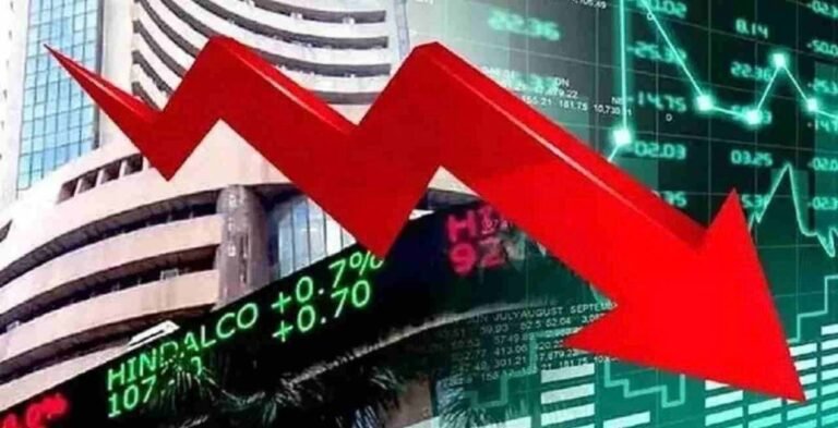 शेयर बाजार में बड़ी गिरावट : सेंसेक्स 1350 अंक टूटा, निफ्टी 24,000 के पास; तेल कीमतों और वैश्विक तनाव का असर