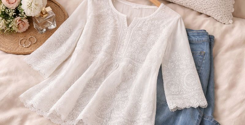 गर्मियों के लिए बेस्ट चिकनकारी आउटफिट्स से पाएं स्टाइलिश और कूल लुक, फैशन एक्सपर्ट की पूरी गाइड