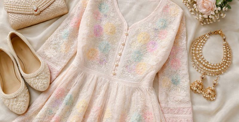 गर्मियों के लिए बेस्ट चिकनकारी आउटफिट्स से पाएं स्टाइलिश और कूल लुक, फैशन एक्सपर्ट की पूरी गाइड