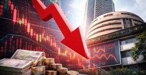 शेयर बाजार में गिरावट : सेंसेक्स-निफ्टी कमजोर, निवेशकों को झटका