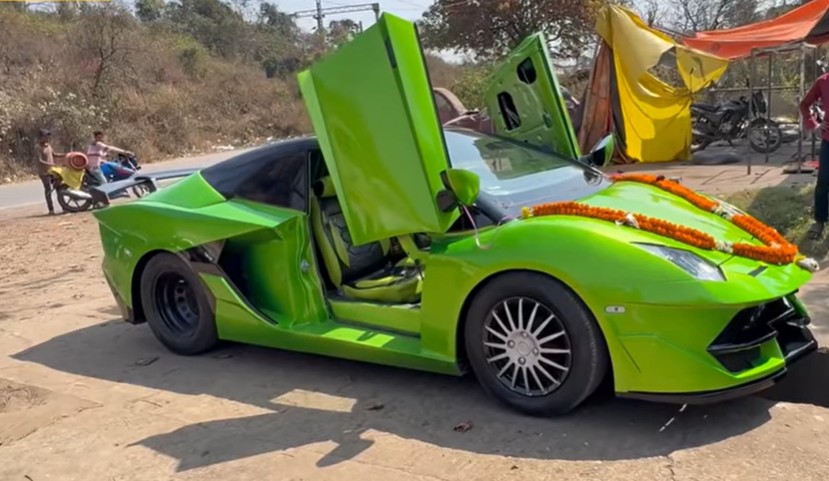 जुगाड़ से झारखंड के ‘आरिफ’ ने Maruti 800 को बना दिया Lamborghini Aventador
