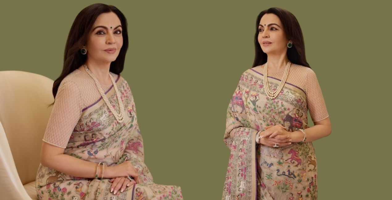 TIME100 Summit 2026: नीता अंबानी की स्वदेश जामदानी साड़ी बनी चर्चा का केंद्र