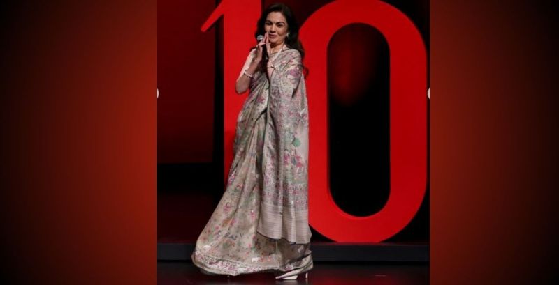 TIME100 Summit 2026: नीता अंबानी की स्वदेश जामदानी साड़ी बनी चर्चा का केंद्र