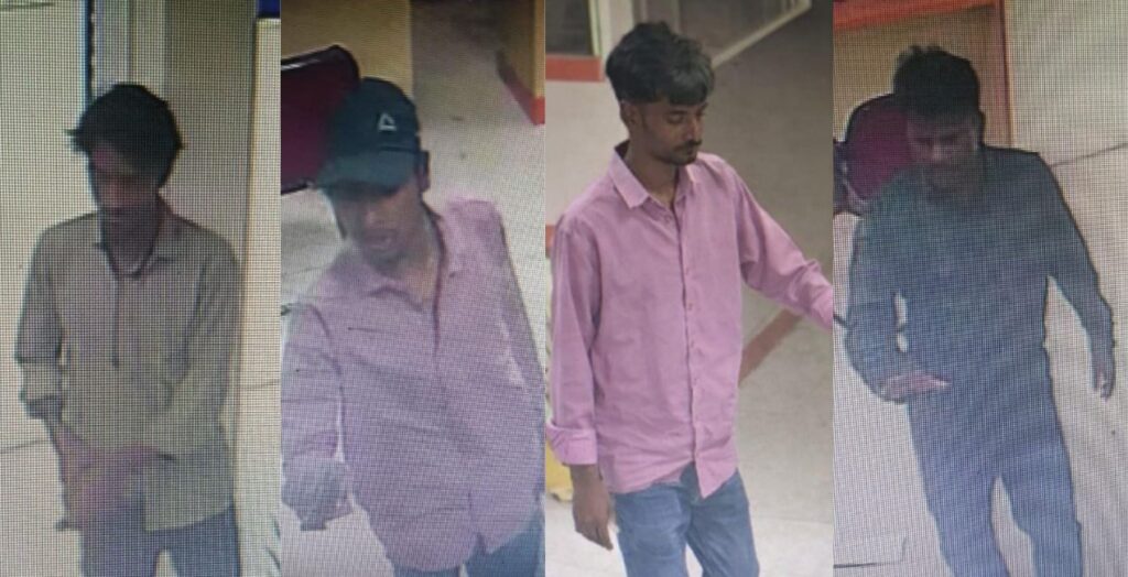 पुलिस द्वारा मामले में वास्तविक संदिग्ध आरोपियों की आधिकारिक रूप से जारी की गई फोटो 