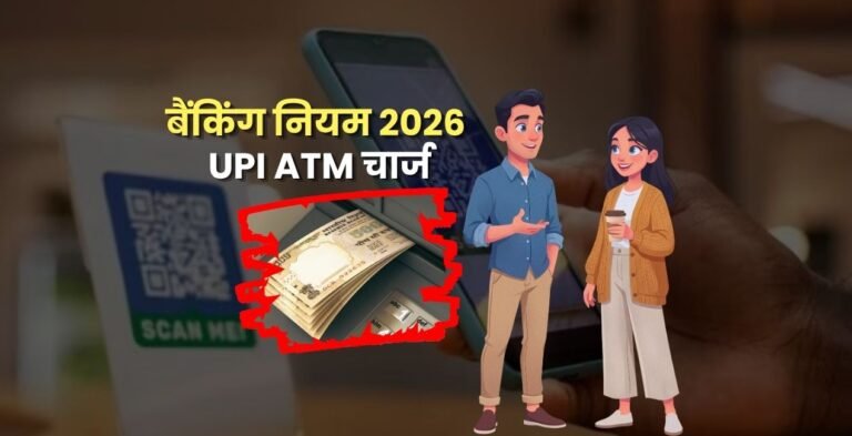 2026 में बदल गए बैंकिंग नियम : UPI ATM से कैश निकालना अब फ्री नहीं, जानें नए नियम