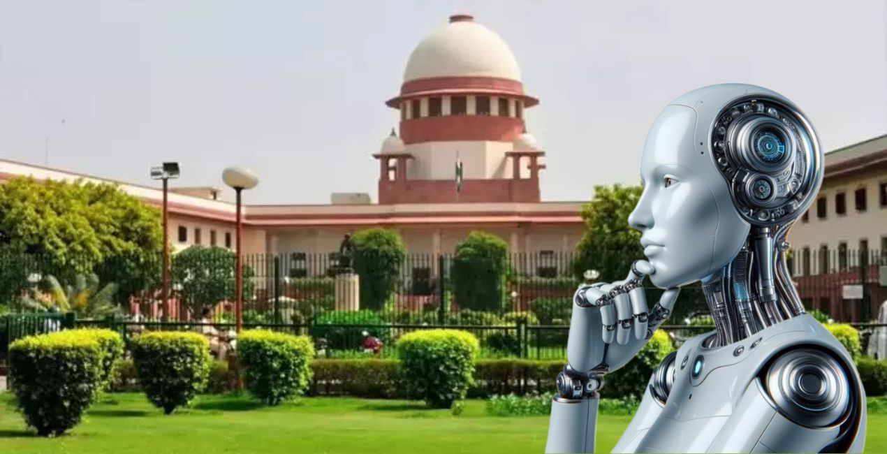 अदालतों में AI के उपयोग को लेकर सुप्रीम कोर्ट ने जारी किए नए ड्राफ्ट नियम।