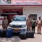 शक्तिनगर पुलिस द्वारा डीजल चोरी मामले में बरामद डीजल और बोलेरो वाहन।