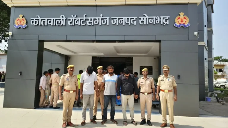 किश्त बकाया का डर दिखाकर ट्रेलर लूटने वाले 3 आरोपी गिरफ्तार, पुलिस ने बरामद किया वाहन